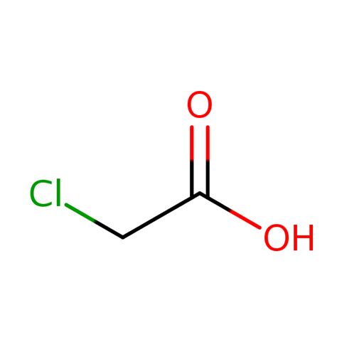 Structural Formula Of Monochloroacetic Acid