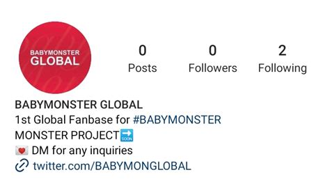 BABYMONSTER GLOBAL On Twitter BABYMONGLOBAL INSTAGRAM OPEN