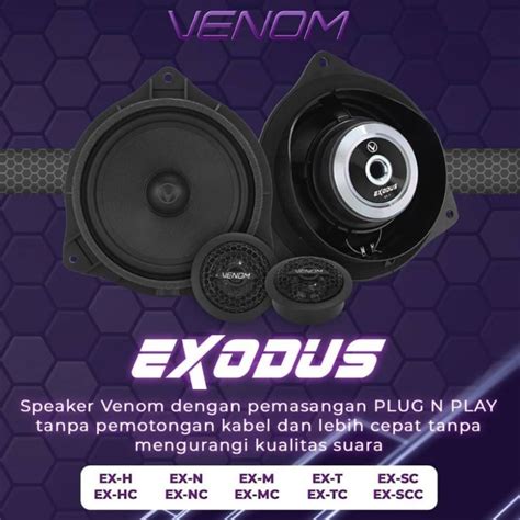 Jual Speaker Split Way Venom Exodus Plug N Play Toyota Innova Zenix