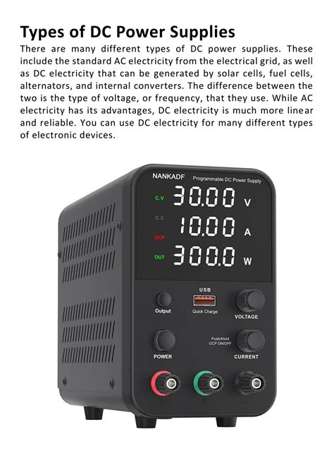 PPT - Types of DC Power Supplies PowerPoint Presentation, free download ...