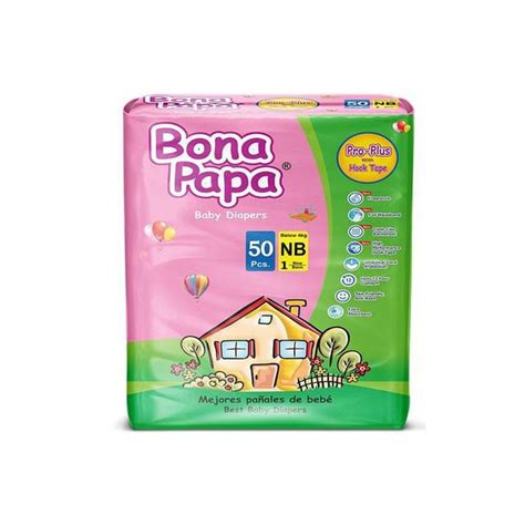 Bona Papa Pro Plus Economy Pack New Born Diaper 50 ‘s Mrchemist