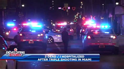 2 Dead 1 Injured After Shooting In Miami Wsvn 7news Miami News