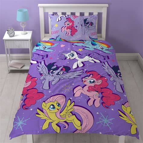 My Little Pony Bedroom Ideas : New 2016 My Little Pony Bedding Set 4pc Queen King Size ...