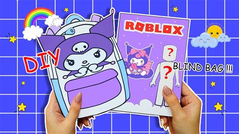 paper diy Roblox Sanrio Blind Bag Compilation Outfit Blind Bag 종이