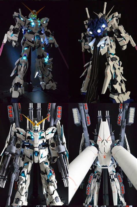 Pg Unicorn Gundam Awakening Full Armor Part Set Led