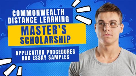 Commonwealth Distance Learning Master S Scholarship Application