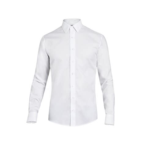 Camisa Formal Personalizada de Fernando Salazar Algodón Blanco