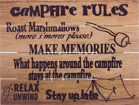 Campfire Rules – BEECHDALE FRAMES