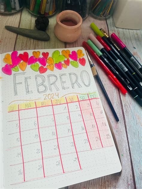 Febrero En El Bullet Journal Pequenas Grandes Cousas