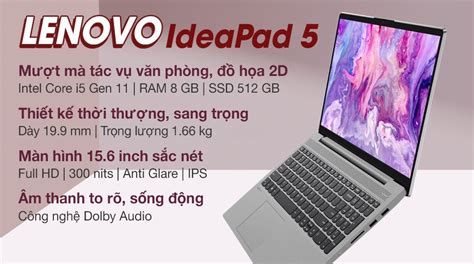 Laptop Lenovo Ideapad 5 15itl05 I5 82fg01h7vn Chính Hãng Mua Trả Chậm