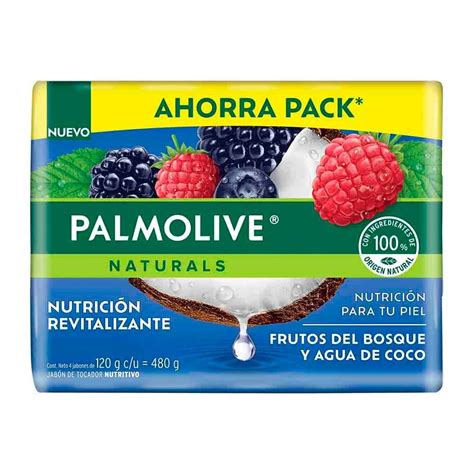 Jabon de Baño Palmolive Naturals Sensación Humectante Frutos y Agua de