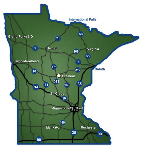 Brainerd Mn Zip Code Map - Map