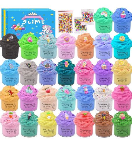 Kit De Slime Juego De 30 De Mini Perfumado Para Fie Ksl Cuotas Sin Interés