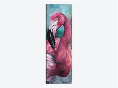 Flamingo II Canvas Artwork by KAK Art & Designs | iCanvas