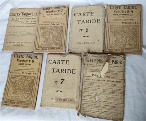 Anciennes Cartes Taride Routi Re Eur Picclick Fr