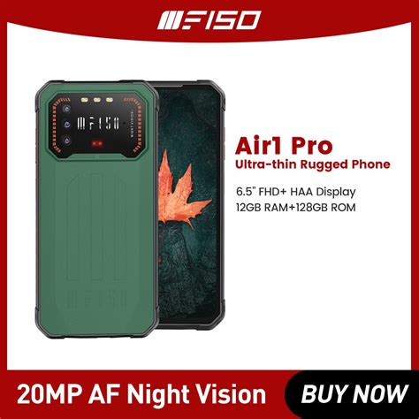 IIIF150 Air1 Pro 6 5 quot FHD จอแสดงผลโทรศพทมสาย IP68 IP69K 6