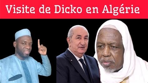 voyage de Mahmoud Dicko en Algérie est ce qu il est sorti