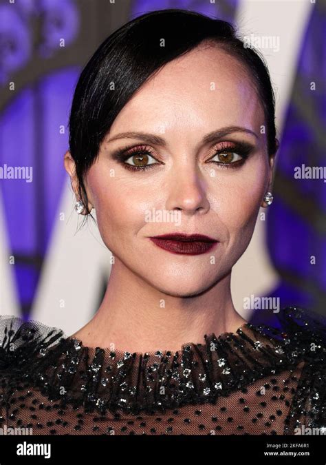 Hollywood Los Angeles California Usa November 16 American Actress Christina Ricci Wearing