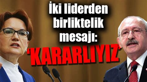 Meral Akşener ittifak konusunda son noktayı koydu KRT TV