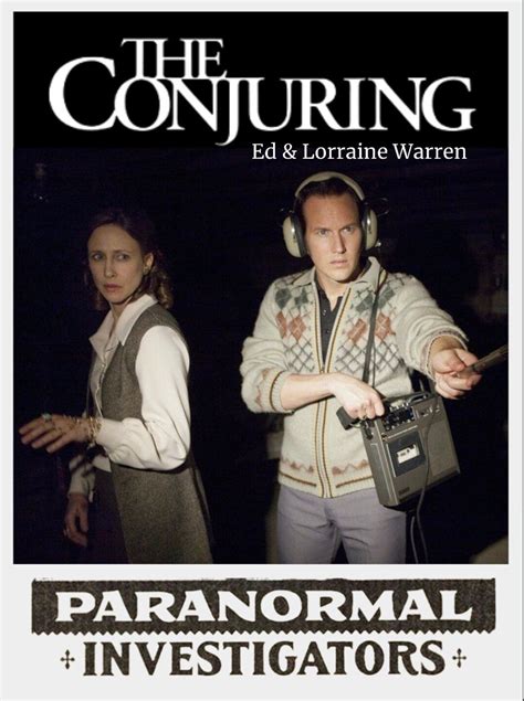 Ed and Lorraine Warren Conjuring Poster - Etsy