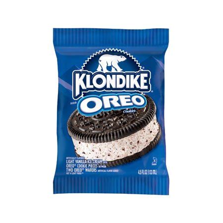 Klondike King Size Oreo Ice Cream Cookie Sandwich 4 5 Oz 24 Count