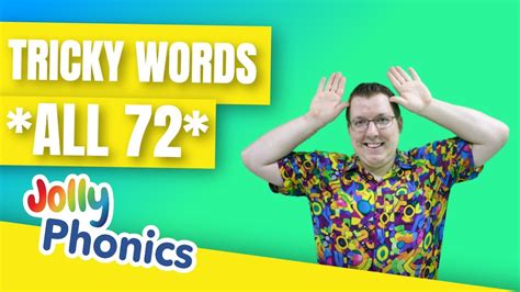 teach child   read jolly phonics tricky words  order