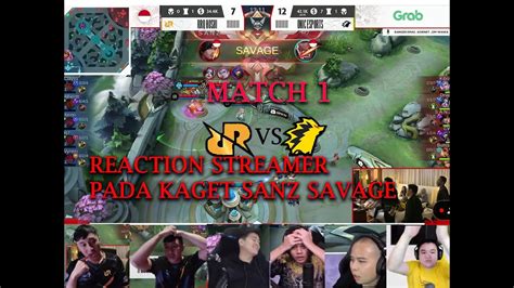 REACTION STREAMER RRQ HOSHI VS ONIC ESPORTS GAME 1 MPL ID SEASON 8