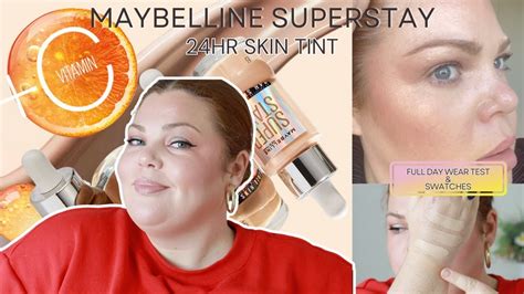 Review Maybelline Superstay Hr Skin Tint W Vitamin C Hr Wear