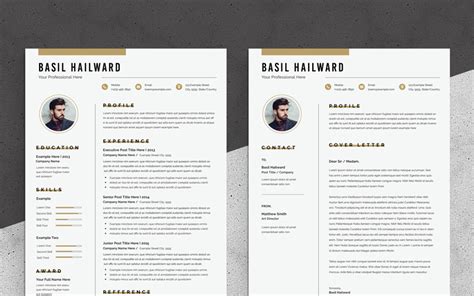 Resume Template With Sidebar