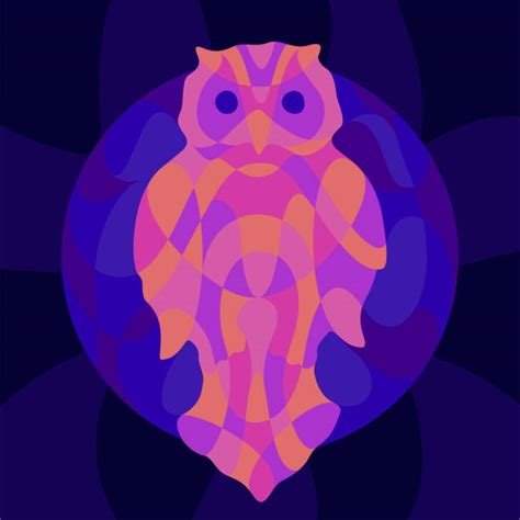 Tribal Owl Silhouette Illustrations, Royalty-Free Vector Graphics & Clip Art - iStock