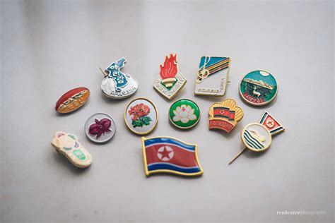 Lapel Pins From North Korea North Korea Lapel Pins Badge Propaganda