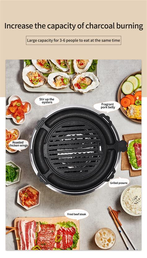 Japanese Barbecue Hot Pot Restaurant Is Applicable Multi Function Baking Tray Embedded Bbq