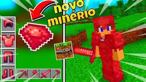 Saiu Addon Mod Com Novo MinÉrio Armaduras E Ferramentas De Ruby