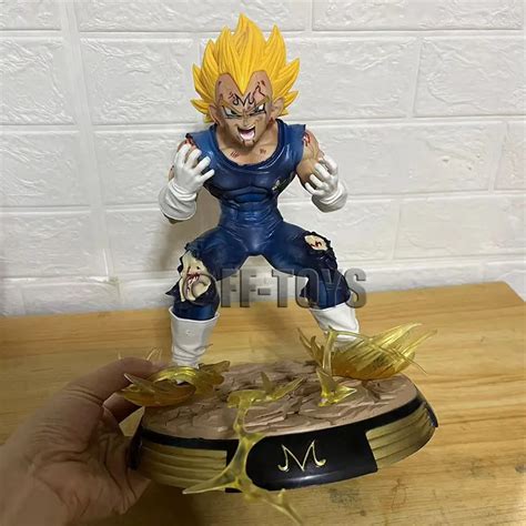 Anime Dragon Ball Z Gk Vegeta Figure Majin Vegeta Figurine 28cm With