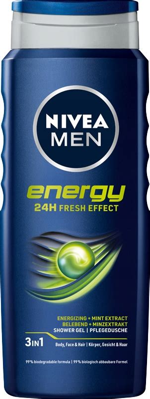 NIVEA MEN Żel płyn pod prysznic męski Energy 500ml 13144402157 Allegro pl