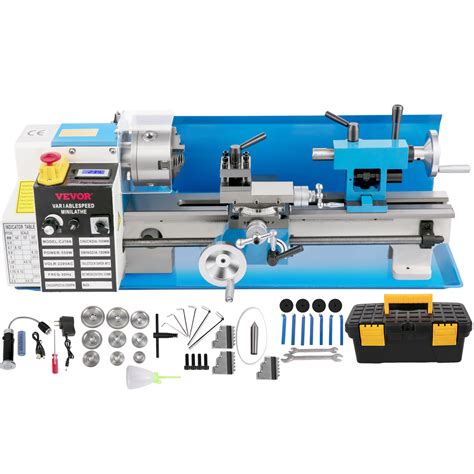 Vevor Metal Lathe 7 X12 Precision Bench Top Mini Metal Lathe 550w Metal Lathe Variable Speed