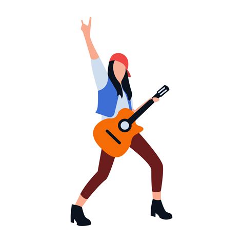 Female Rock Star Clip Art