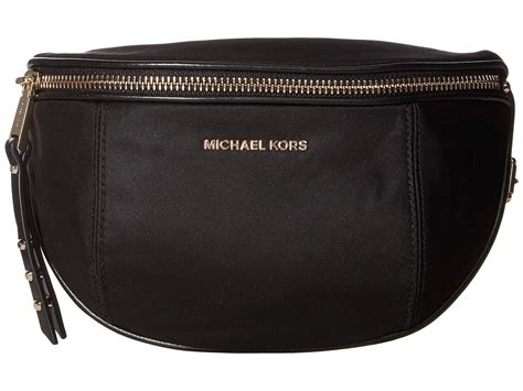 MICHAEL Michael Kors Leather Small Belt Bag In Black Lyst