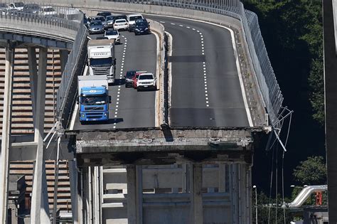 Tragedia En Génova La Concesionaria De La Autopista Asegura Que El Puente Caído En Génova