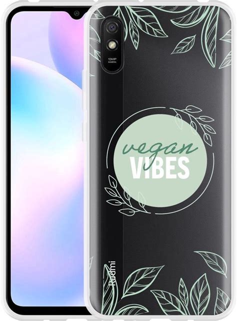 Xiaomi Redmi 9A Hoesje Vegan Vibes Designed By Cazy Bol