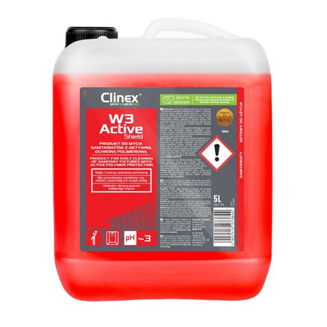 CLINEX W3 ACTIVE SHIELD 5L Płyn do mycia łazienki