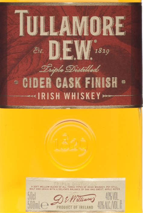 Tullamore Dew Cider Cask Finish Whiskey Mit Apfelgesch