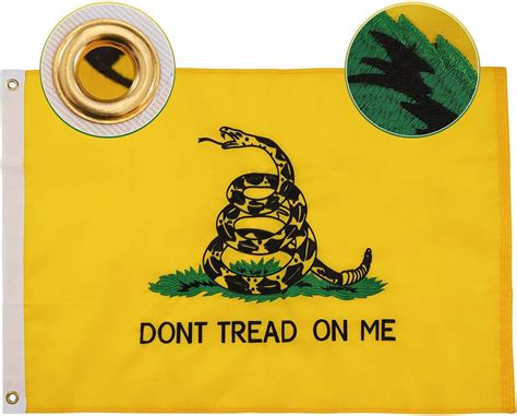 Amazon Bradford Dont Tread On Me Flag X Ft Outdoor Made In Usa