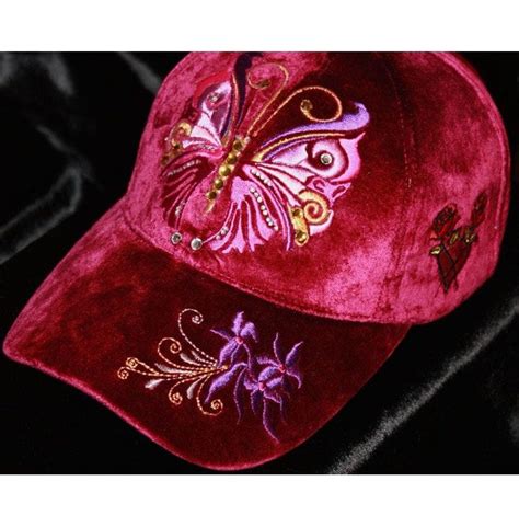 Silk Velvet Purple Baseball Cap Women Glam Rock | RebelsMarket