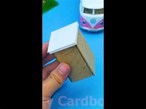 Shorts DIY Miniature Cardboard 60 Build Simple House With Kitchen