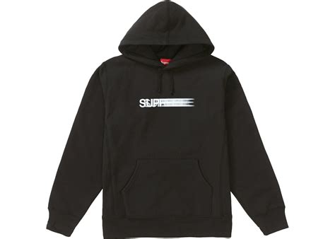 Supreme Motion Logo Hooded Sweatshirt Ss20 Black Ss20