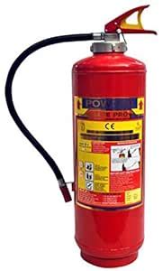 Safepro Abc Dry Chemical Powder Fire Extinguisher Kg Amazon In