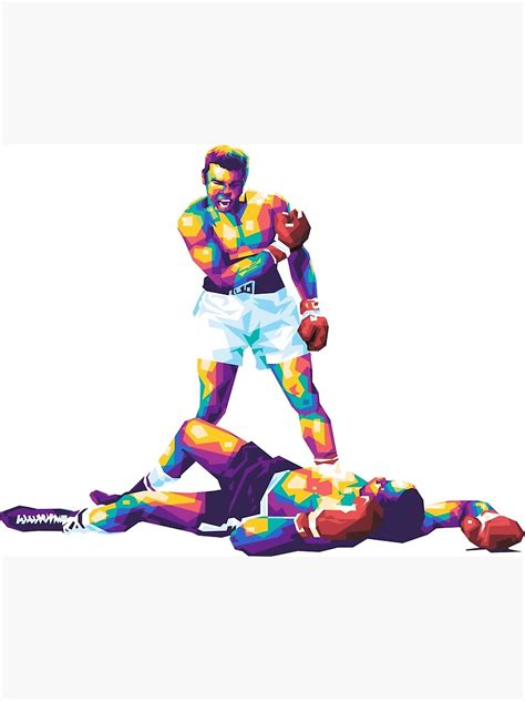 Muhammad Ali Wpap Pop Art Poster For Sale By Piscalstore Redbubble