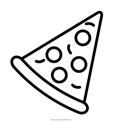 Dibujo De Pizza Para Colorear Ultra Coloring Pages