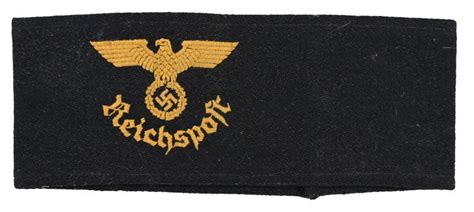 WorldWarCollectibles German Third Reich Reichspost Armband